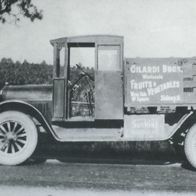 old produce truck