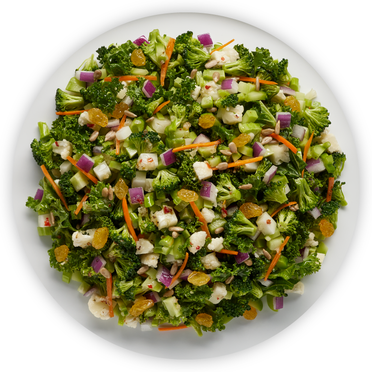 Super Veggie Detox Salad on plate